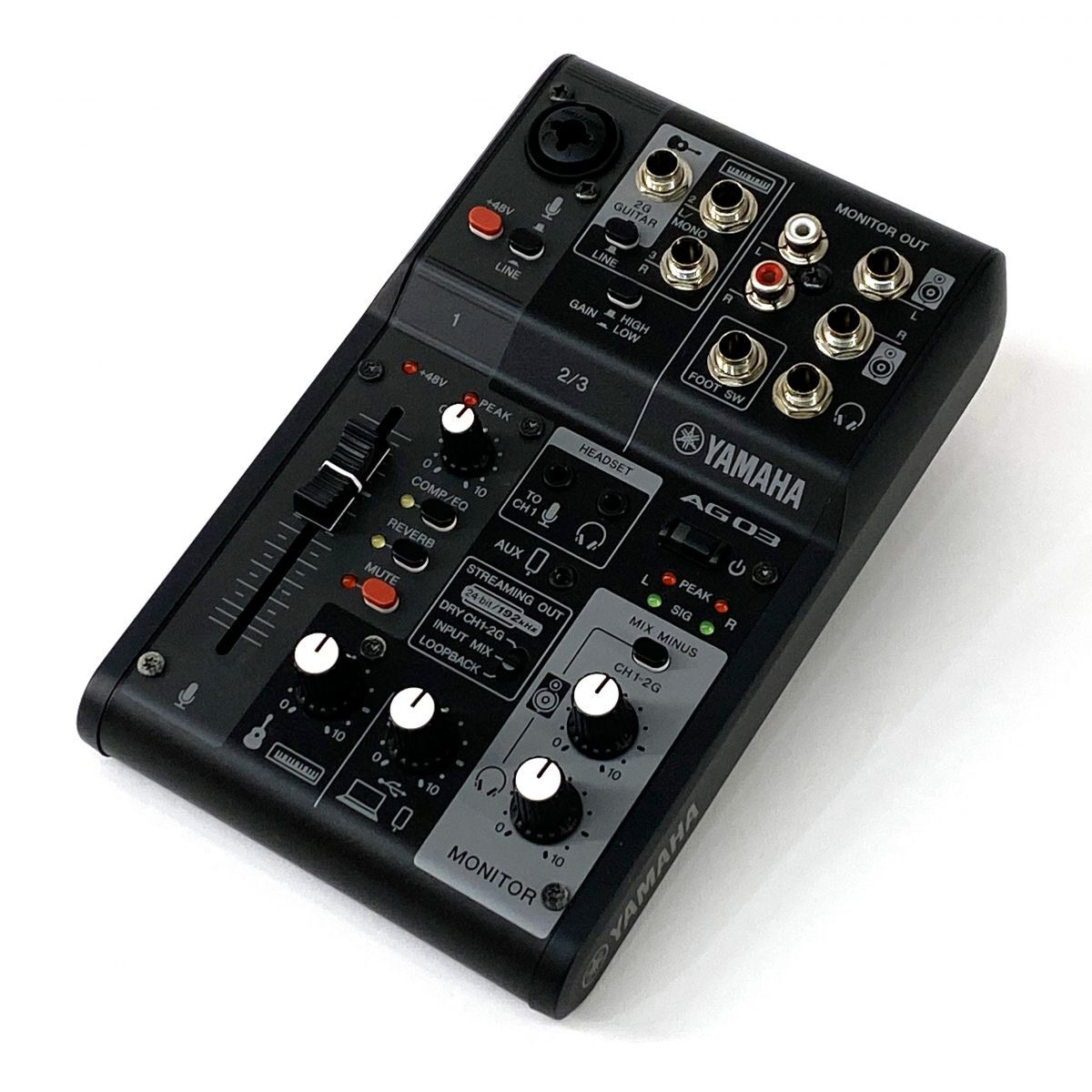 YAMAHA ヤマハ AG03 MK2 B LIVE STREAMING MIXER オーディオインターフェース USBタイプ ※中古