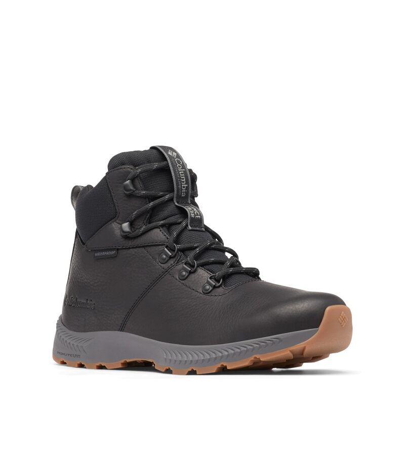 コロンビア メンズ シューズ ブーツ・レインブーツ Columbia Landroamer Explorer Waterproof BlackDark Grey ブラック