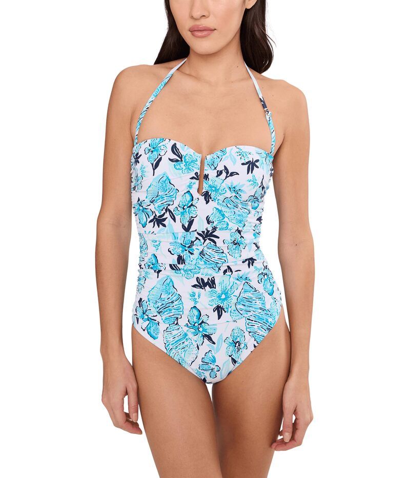 リリーピュリッツァー レディース 水着 上下セット Lilly Pulitzer Farlee One Piece Resort White Se ホワイト