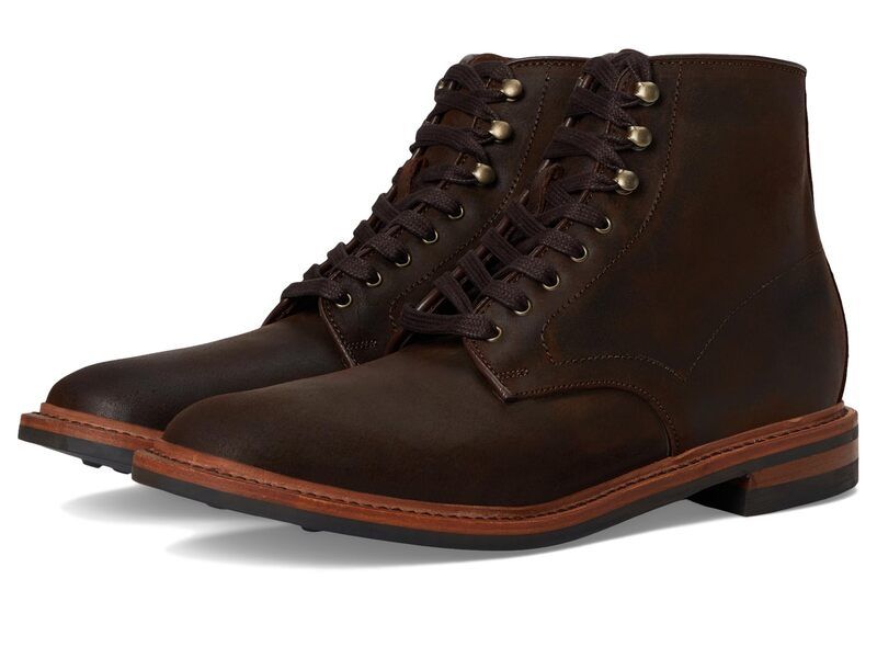 アレン エドモンズ メンズ シューズ ブーツ・レインブーツ レース Allen Edmonds Higgins Mill LaceUp Brown Waxed Sue ブラウン