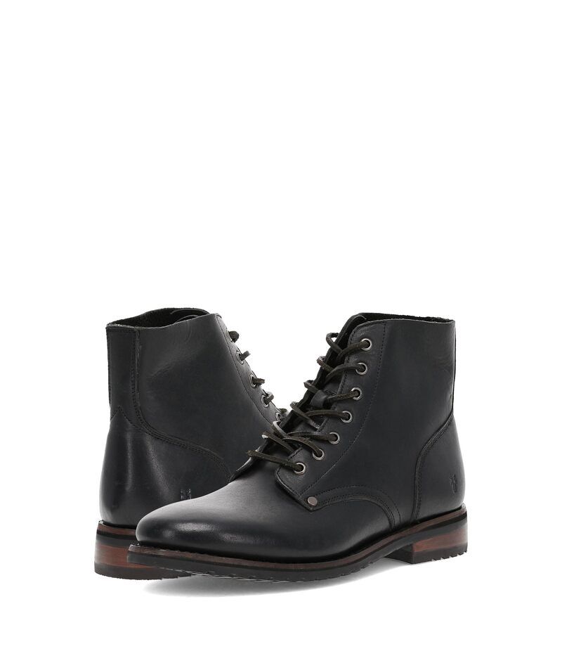 フライ メンズ シューズ ブーツ・レインブーツ レース Frye Barrett Lace Up Black ブラック