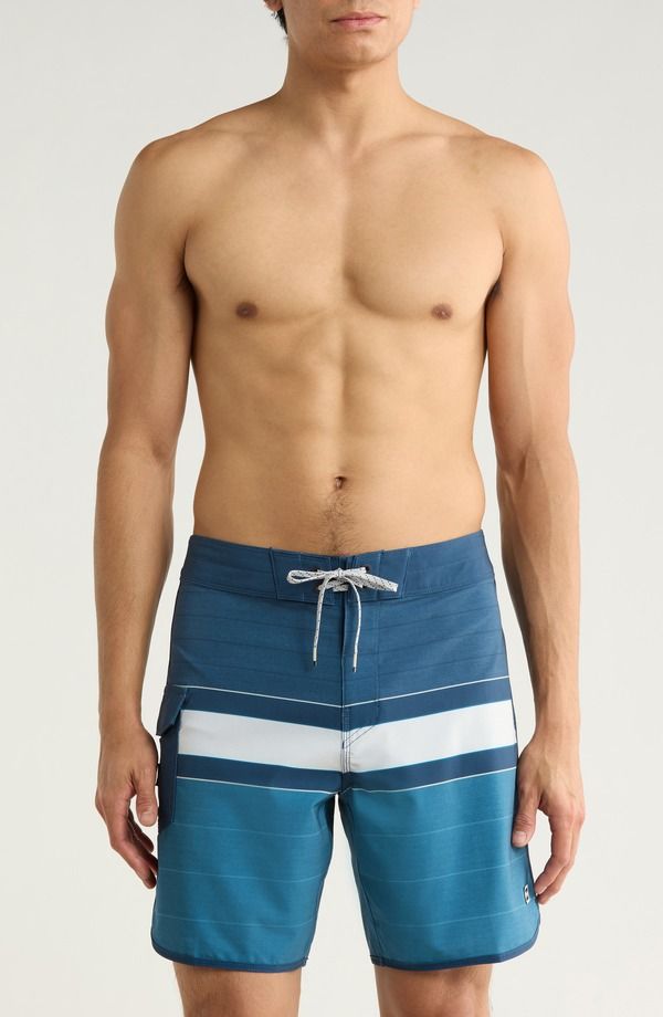 ビラボン メンズ 水着 ハーフパンツ・ショーツ ショートパンツ Billabong 73 Pro Board Shorts Dark Denim デニム