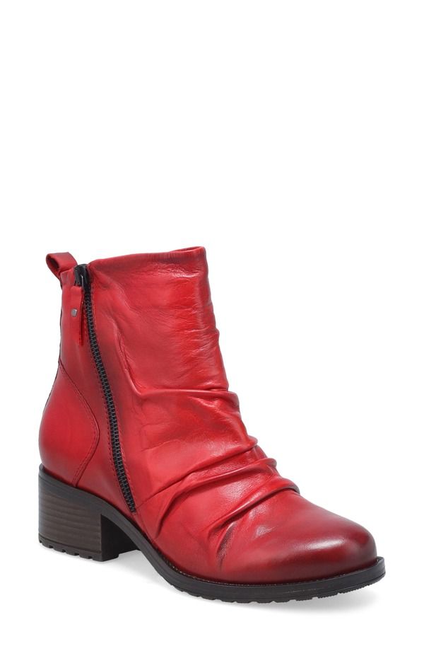 ミズムーズ レディース シューズ ブーツ・レインブーツ Miz Mooz Juliena Bootie Red レッド