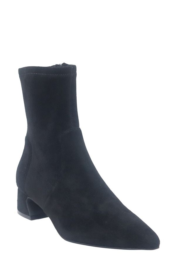 ジェントルソウルズ レディース シューズ ブーツ・レインブーツ Gentle Souls Gallway Short Boot Black Suede ブラック