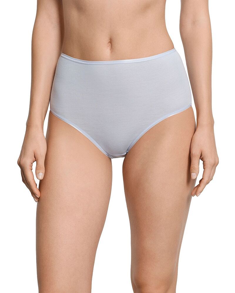 ハンロ レディース アンダーウェア パンツ コットン Hanro Cotton Seamless Full Briefs Blue Dove ブルー