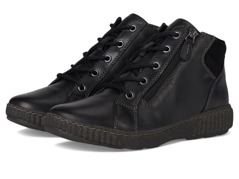 クラークス レディース シューズ ブーツ・レインブーツ Clarks Caroline Park Black Combi Lea ブラック