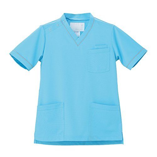 新品 ナガイレーベン 男女兼用上衣 RF-5032(L) ライトブルー