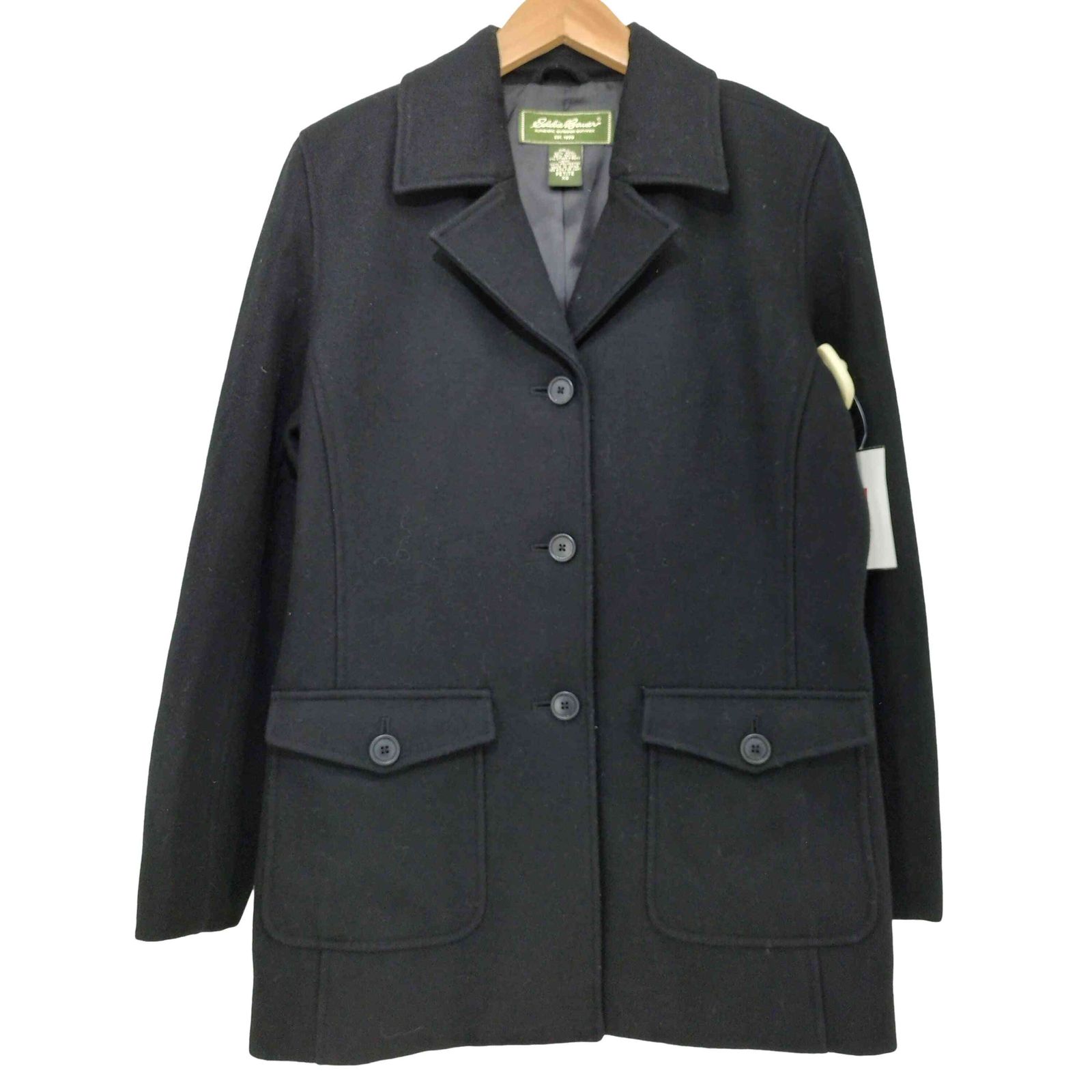 エディーバウアー Eddie Bauer ウールレーヨン チェスター ショート 