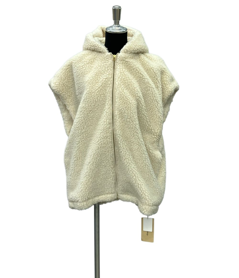 カレンソロジー ボアフーディーベスト フロントジップ タグ付き 23AW 970365000599 レディース SIZE F (M) Curensology