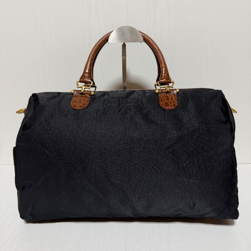 BALENCIAGA バレンシアガ 2way ボストンバッグ ブラック ナイロン