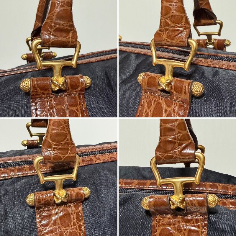 BALENCIAGA バレンシアガ 2way ボストンバッグ ブラック ナイロン