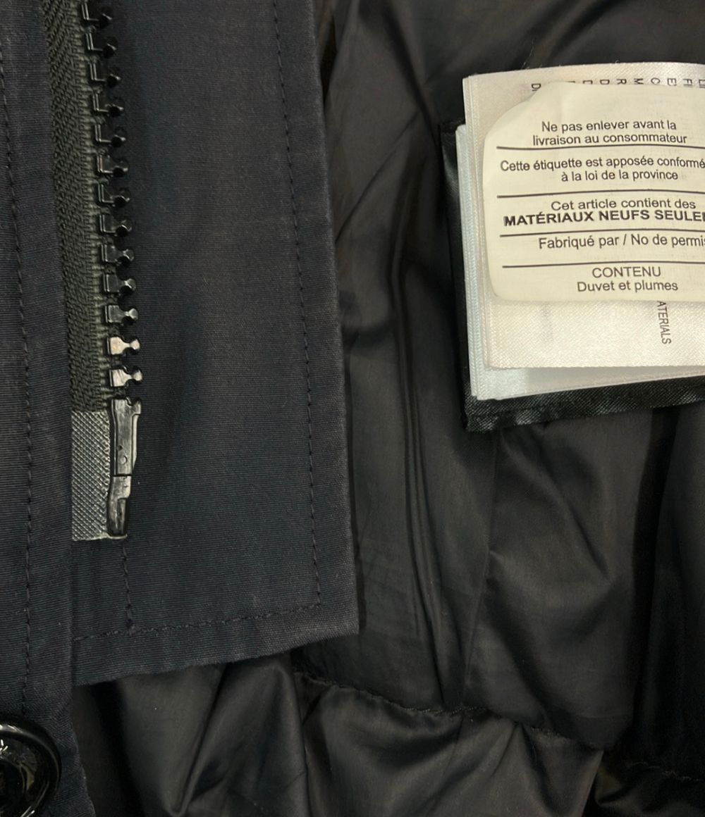 カナダグース ダウンコート BLACK LABEL ファー付き フロントボタン