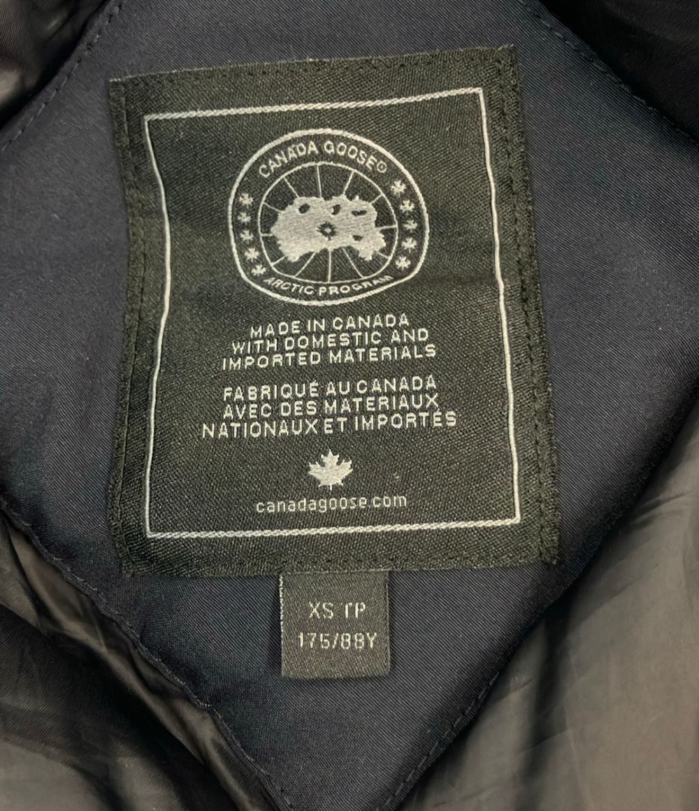 カナダグース ダウンコート BLACK LABEL ファー付き フロントボタン