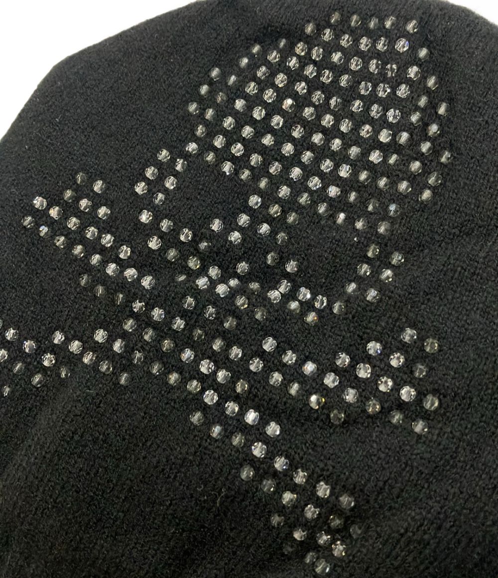 美品 マスターマインドジャパン ニット帽 カシミヤ100% MN-KN16-15
