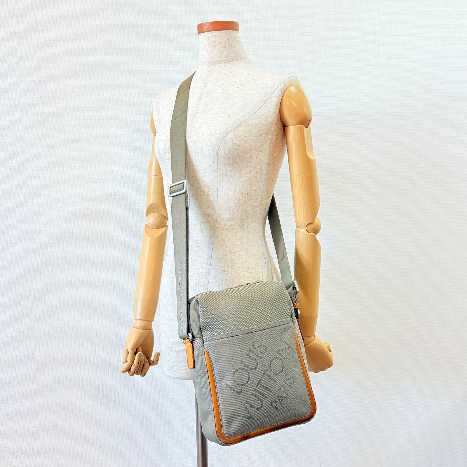 LOUIS VUITTON ルイヴィトン ダミエ ジェアン シタダン 外側美品