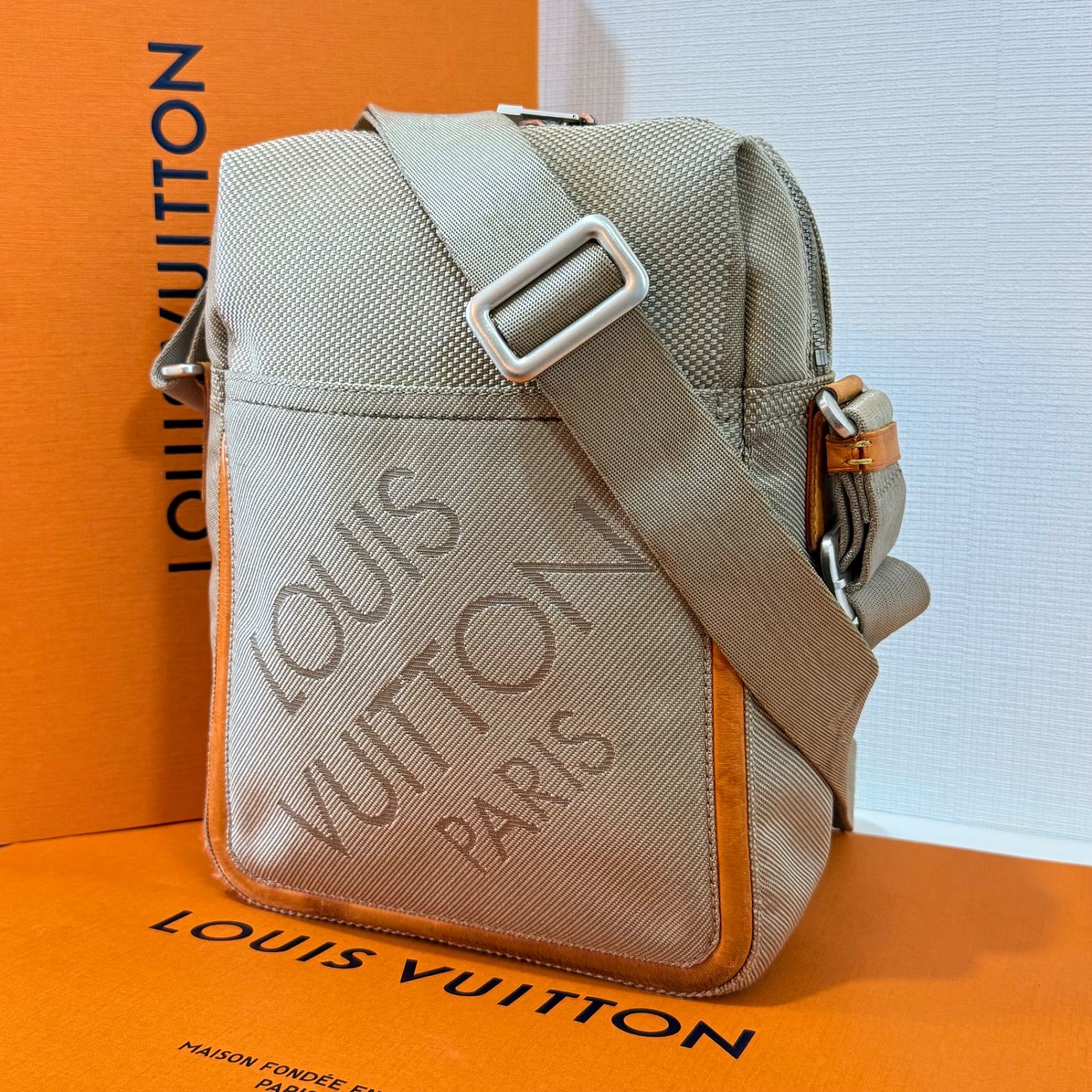 LOUIS VUITTON ルイヴィトン ダミエ ジェアン シタダン 外側美品