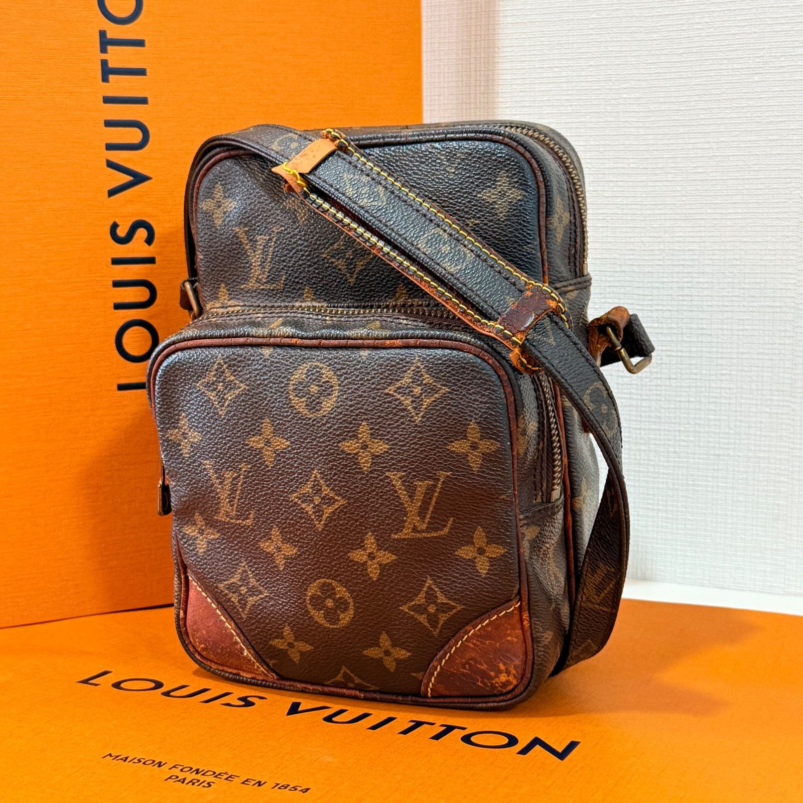 LOUIS VUITTON ルイヴィトン アマゾン ショルダーバッグ 美品 - メルカリ