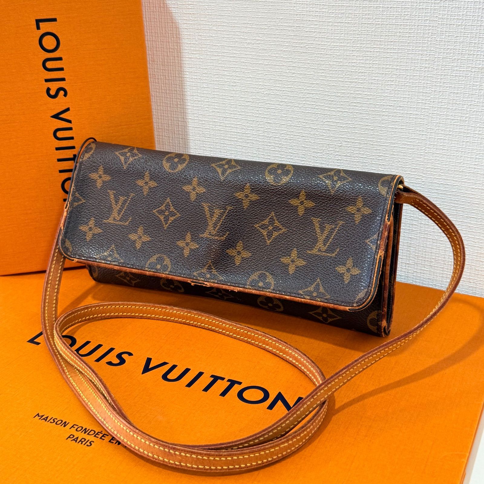 LOUIS VUITTON ルイヴィトン ポシェットツインPM モノグラム - メルカリ