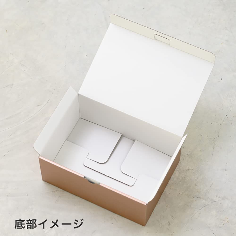 新品 ヘッズ 日本製 無地 ギフトボックス 22.8×9×14.8cm シャンパン