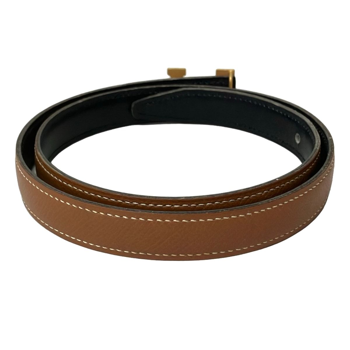 エルメス ベルト 105CH ゴールド金具 HERMES(エルメス) ベルト 65 Hベルト ゴールド×黒 ゴールド金具 - メルカリ
