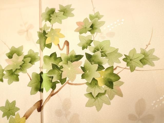 魅力的な価格 平和屋着物○訪問着 枝花文 正絹 逸品 CAAJ2263hy