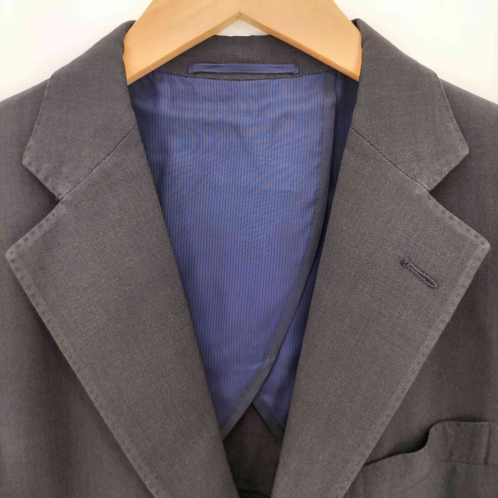 ジェイプレス J.PRESS 銀ボタン 背抜き パワーショルダー 3B