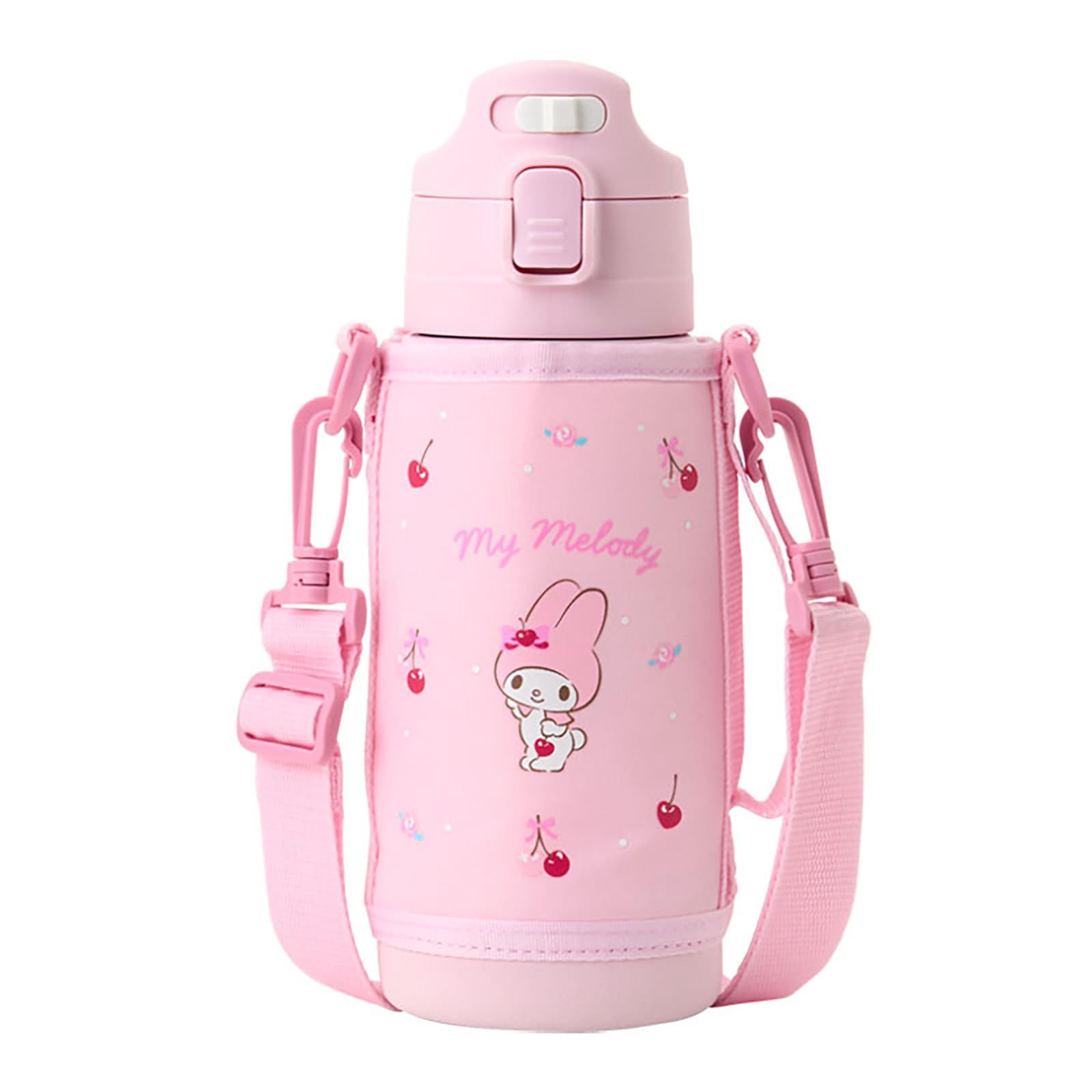 サンリオ(SANRIO) 2WAYステンレスボトル マイメロディ 子供 保温・保冷両用 容量：コップ使用時620mL ダイレクトキャップ使用時670mL 名前スペース付き 096041 [2WAYステンレスボトル (マイメロディ)]