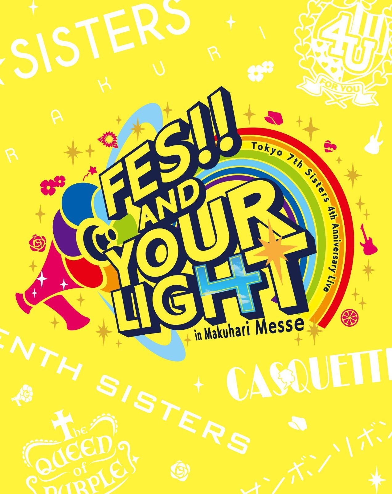 t7s 4th Anniversary Live -FES!! AND YOUR LIGHT- in Makuhari Messe【通常盤】【Blu-ray 2枚組(Day1+Day2)】 Tokyo 7th シスターズ[BD](中古)