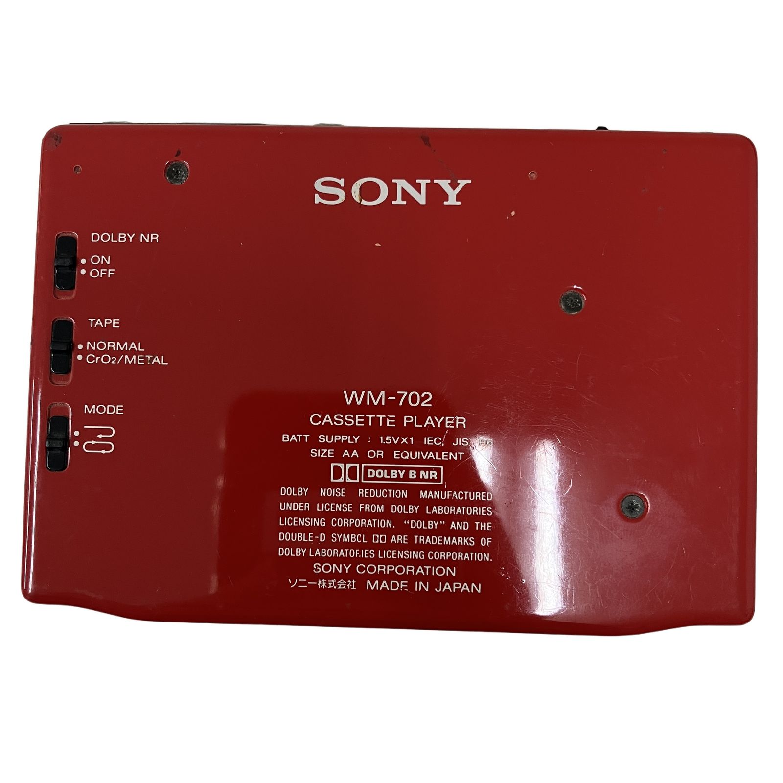 SONY ソニー WALKMAN ウォークマン WM-702 カセットプレーヤー