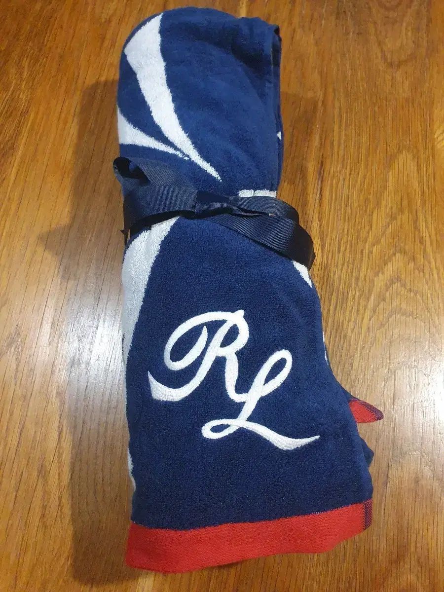 ポロ Ralph Lauren(ラルフローレン) ビーチタオル ネイビー ホワイト レッド