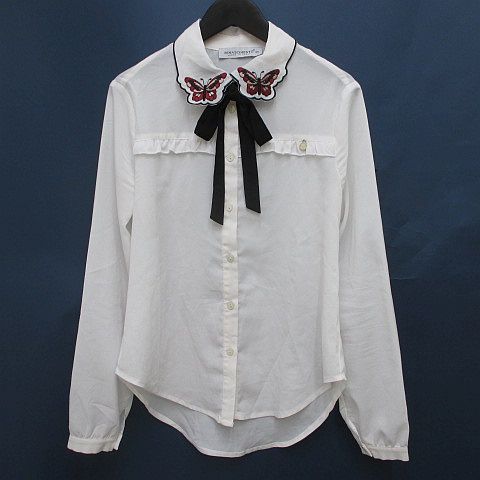 リナシメント RINASCIMENTO 長袖 シャツ ブラウス XS 白系 ホワイト 