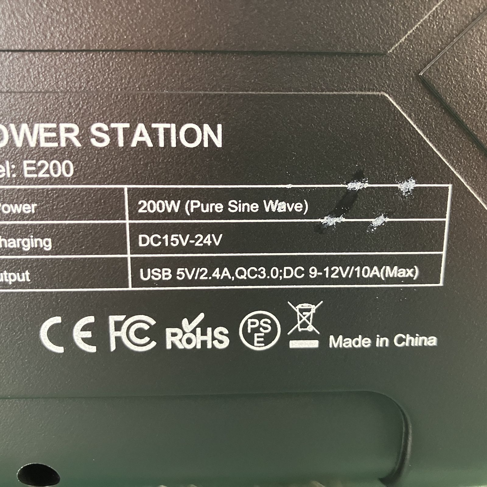 FlashFish 200W Power Station ポータブル電源 40800mAh/151Wh 防災グッズ 非常用電源 未使用 O11225340