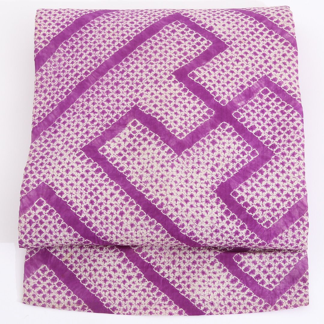 超特価！アンティーク 九寸名古屋帯 Cランク 帯丈317cm 正絹 全通