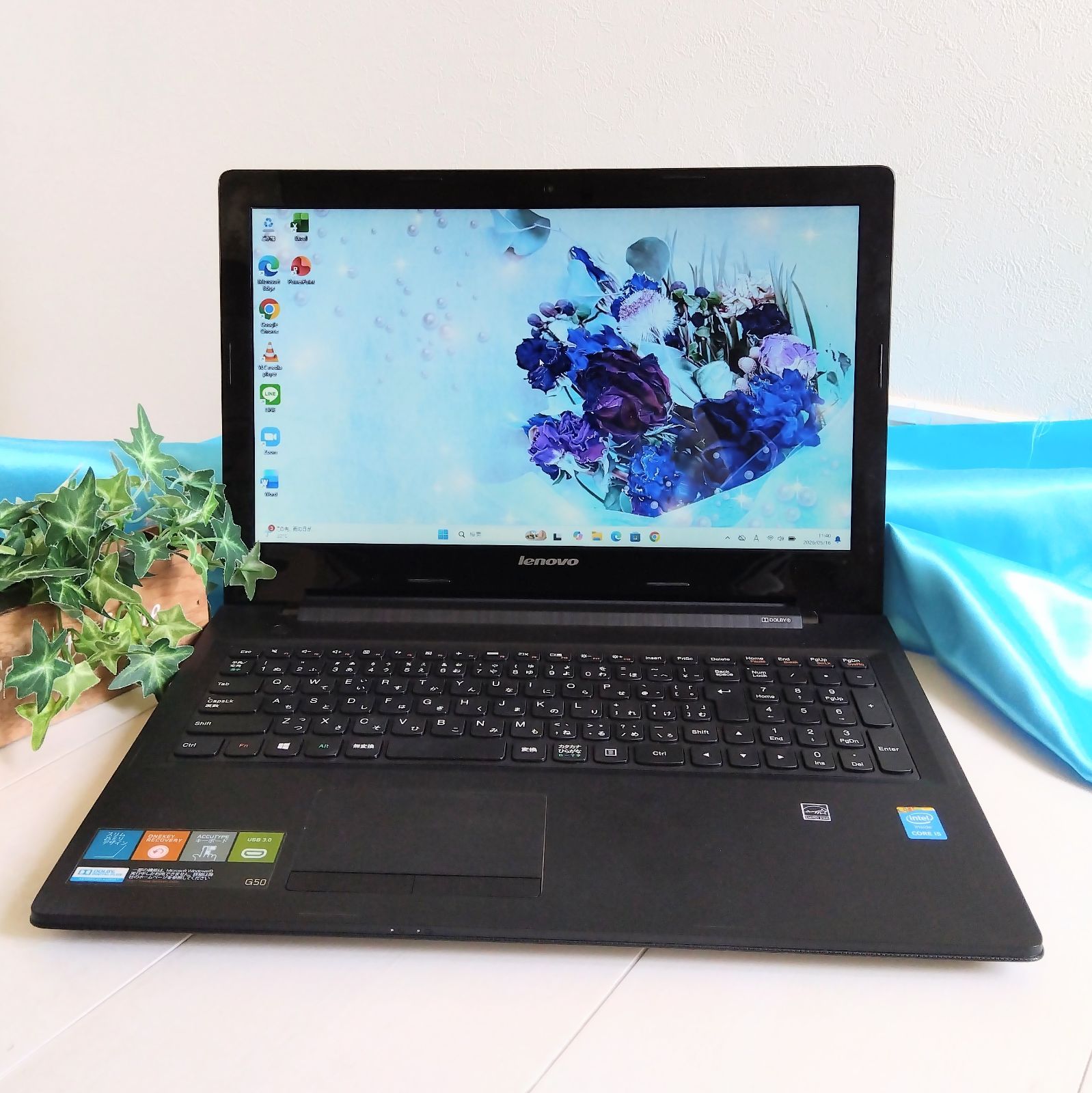 Lenovo高音質 爆速SSD Windows11 ノートパソコン DVD Windows11✨高速SSD✨Lenovoノートパソコン✨カメラ＆Office付きPC✨96