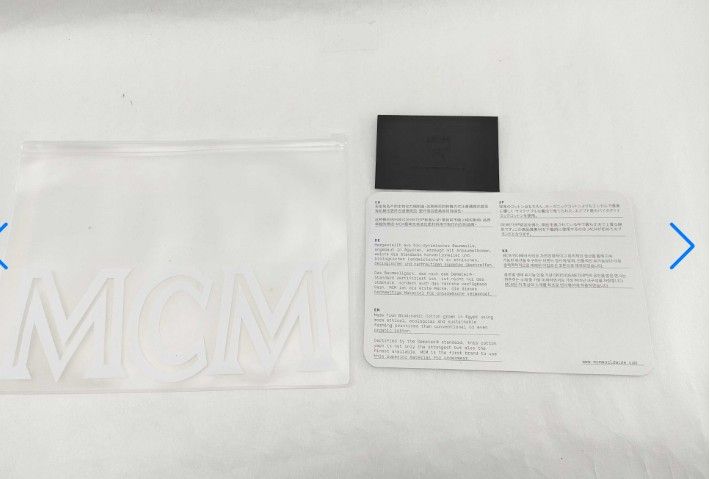 MCM アンダーウェア ビキニブリーフ ホワイト ゴールド ロゴ サイズL 2 