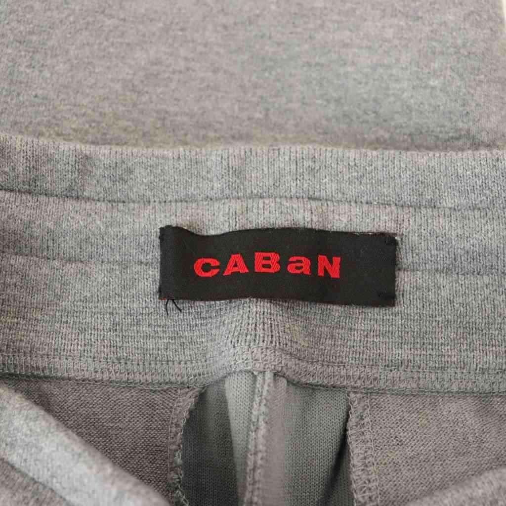 キャバン CABaN コットンカシミヤ パンツ イージー XS グレー /HK □OS