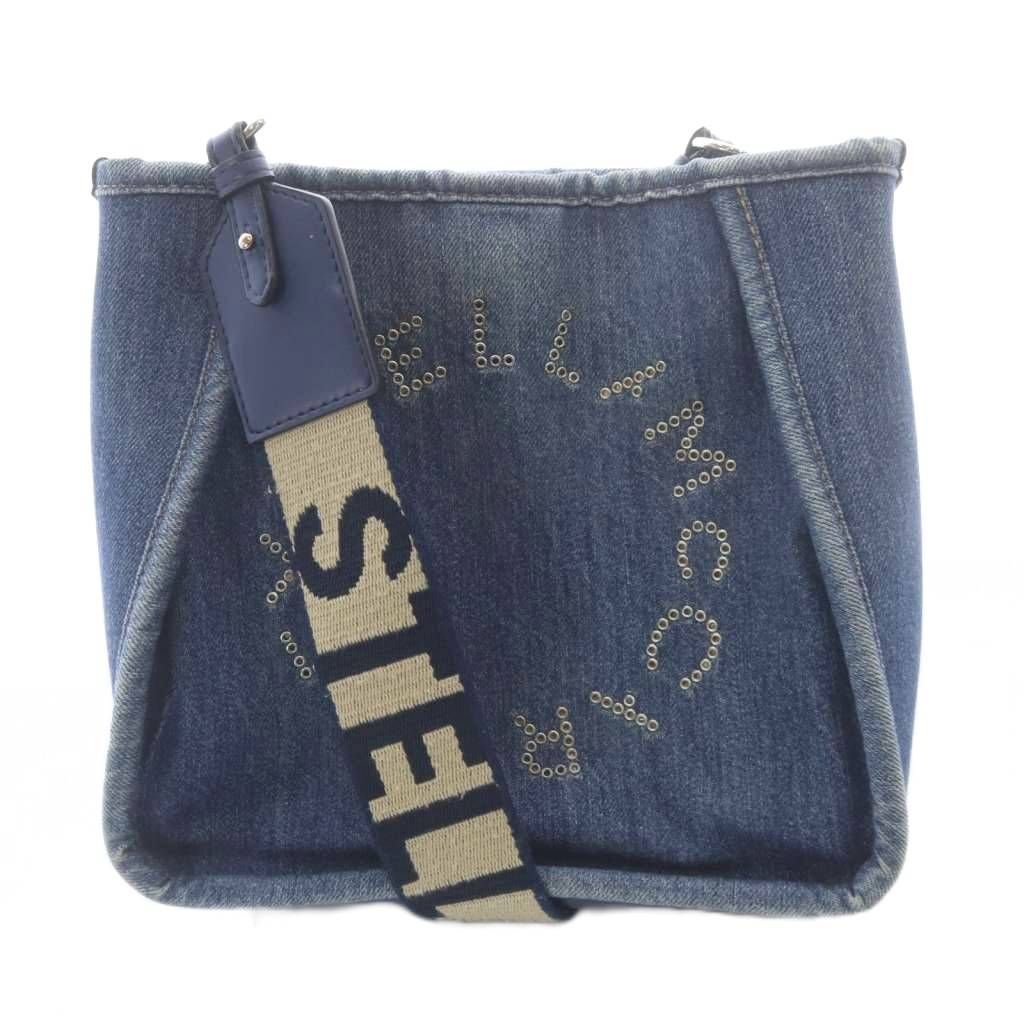 ステラマッカートニー STELLA McCARTNEY ショルダーバッグ デニム ロゴ