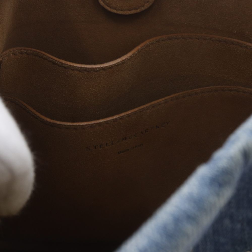 ステラマッカートニー STELLA McCARTNEY ショルダーバッグ デニム ロゴ
