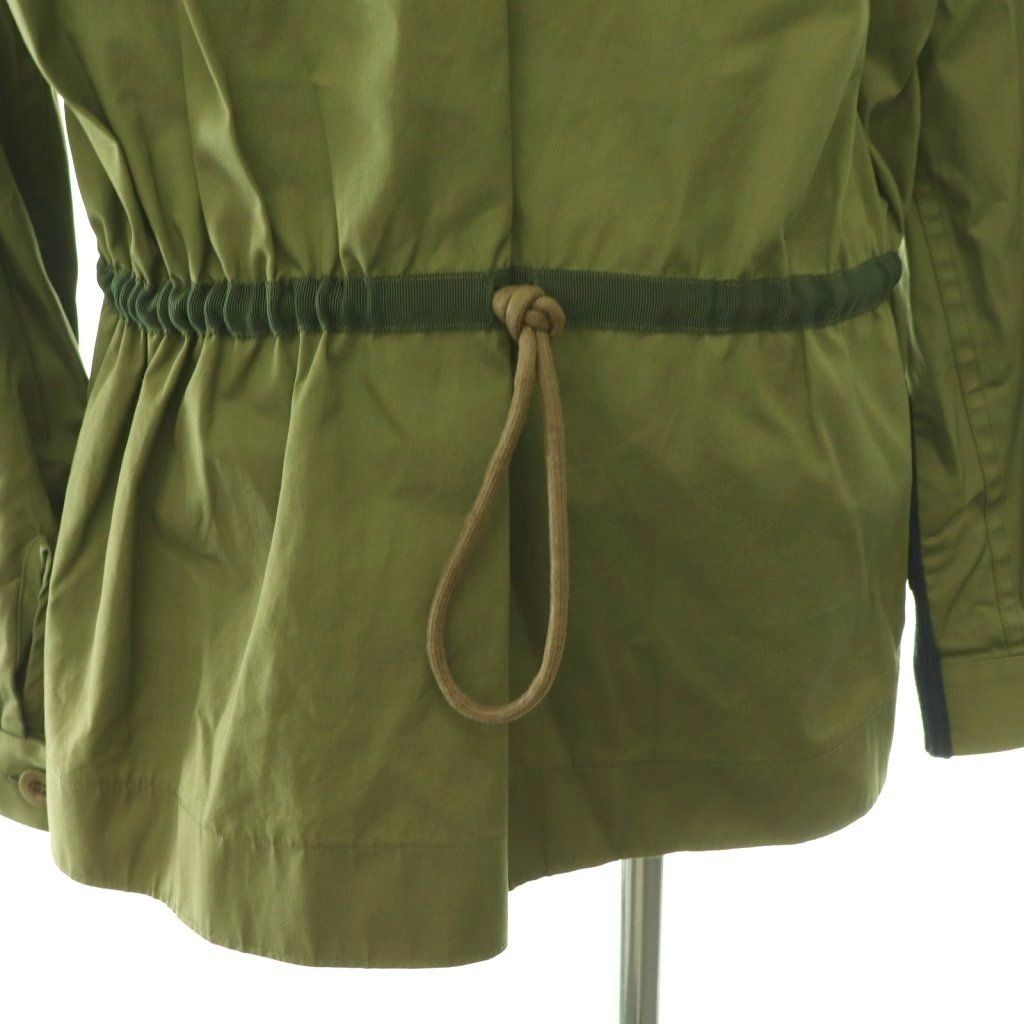 サカイラック sacai luck ニット切り替えミリタリージャケット Vネック