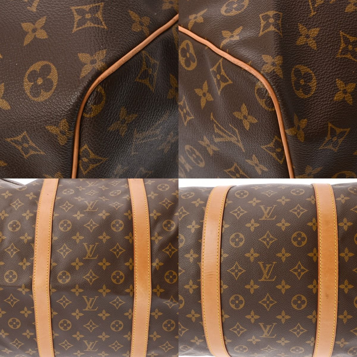 ルイヴィトン モノグラム キーポル 60 ブラウン M41422 ユニセックス