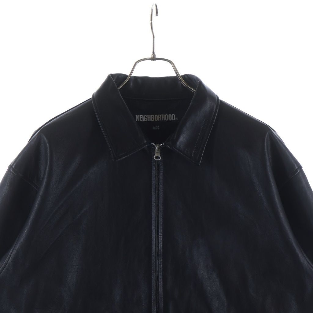 NEIGHBORHOOD (ネイバーフッド) 24AW LEATHER ZIP WORK JACKET レザー