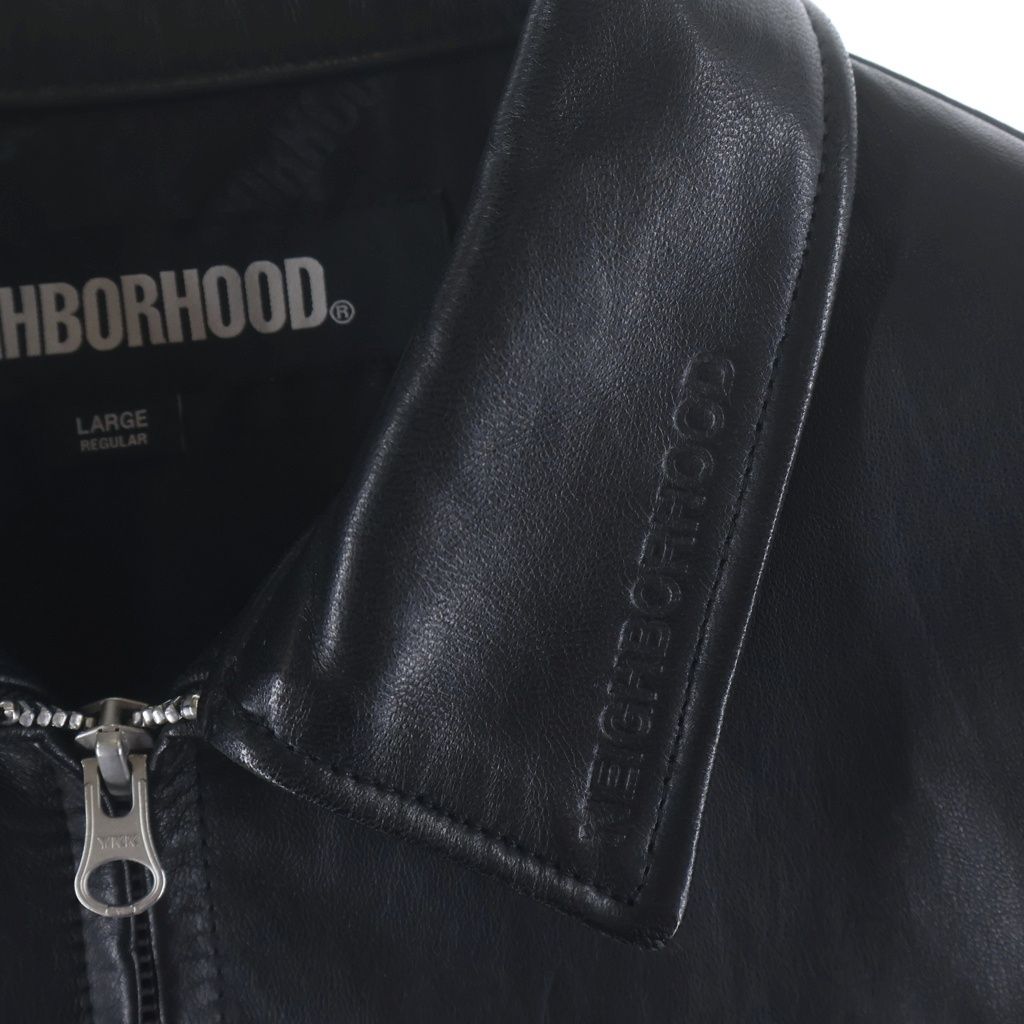 NEIGHBORHOOD (ネイバーフッド) 24AW LEATHER ZIP WORK JACKET レザー