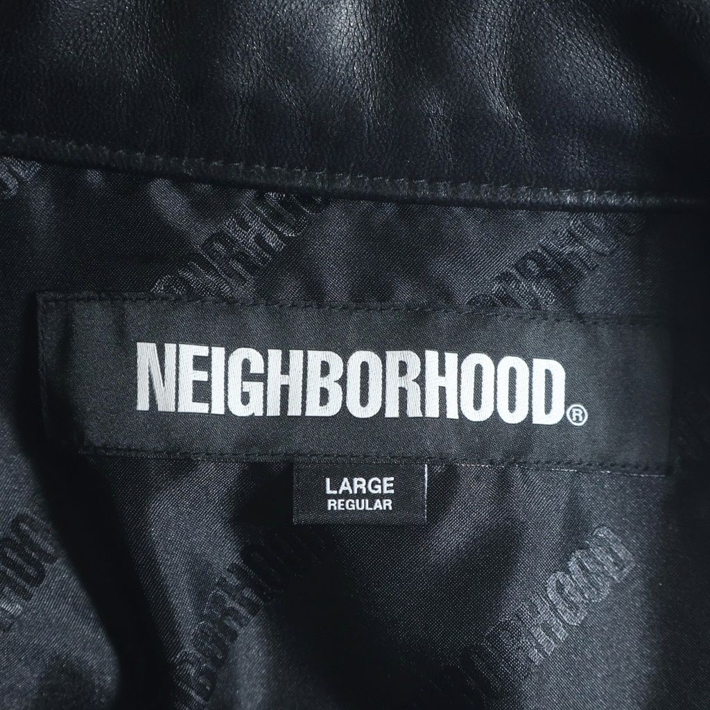 NEIGHBORHOOD (ネイバーフッド) 24AW LEATHER ZIP WORK JACKET レザー