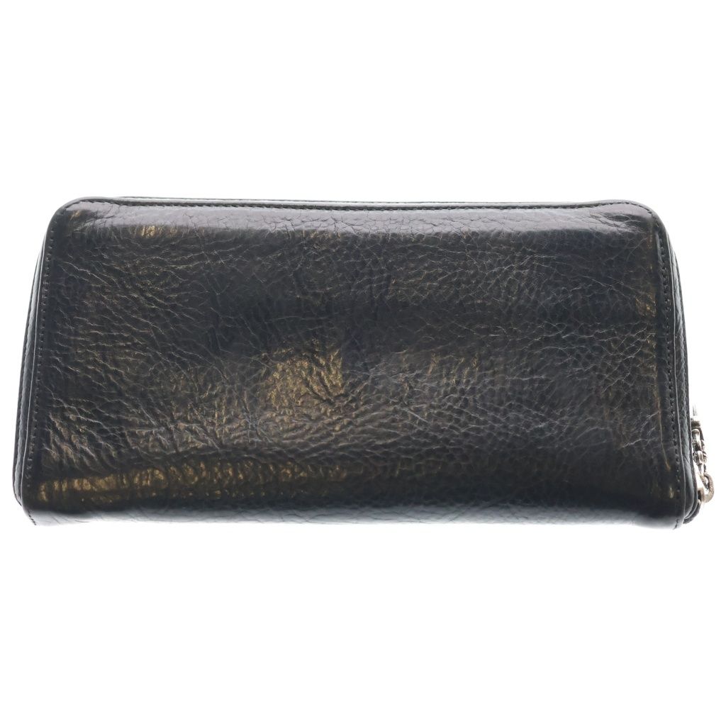 正規店購入 CHROME HEARTS REC F ZIP PLANE 長財布 CHROME HEARTS (クロムハーツ) REC F ZIP PLANE プレーン ラウンド