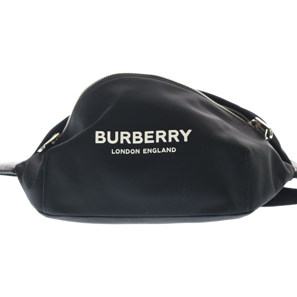 BURBERRY (バーバリー) ナイロン ボディバッグ 黒 - メルカリ