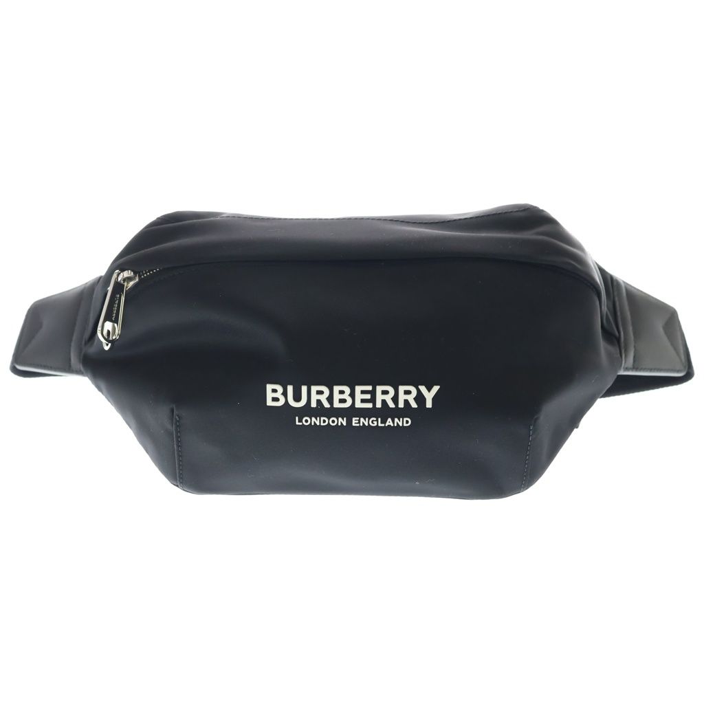 BURBERRY (バーバリー) ナイロン ボディバッグ 黒 - メルカリ