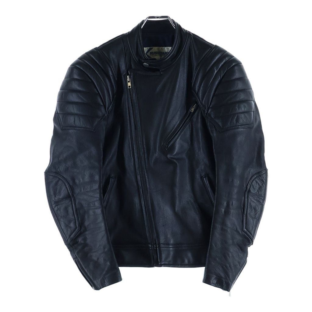 KUSHITANI クシタニ　ヴィンテージライダースジャケット　サイズL 中古品 KUSHITANI (クシタニ) 80-90s VINTAGE カウレザー パデッド シングル