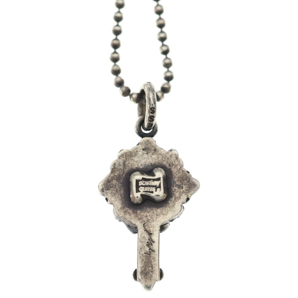 STANLEY GUESS スカルクロス ペンダント STANLEY GUESS (スタンリーゲス) マルチスカルボールチェーンクロス