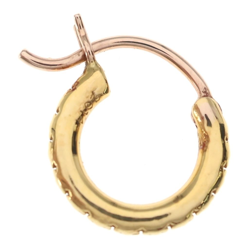 CHROME HEARTS (クロムハーツ) 22K HOOP TFL SML スモールTFLフープ