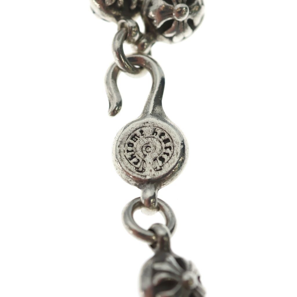 CHROME HEARTS クロムハーツ NO2 BALL #2クロスボールブレスレット シルバー BCA176 CHROME HEARTS (クロムハーツ) NO2 BALL #2クロスボールブレスレット